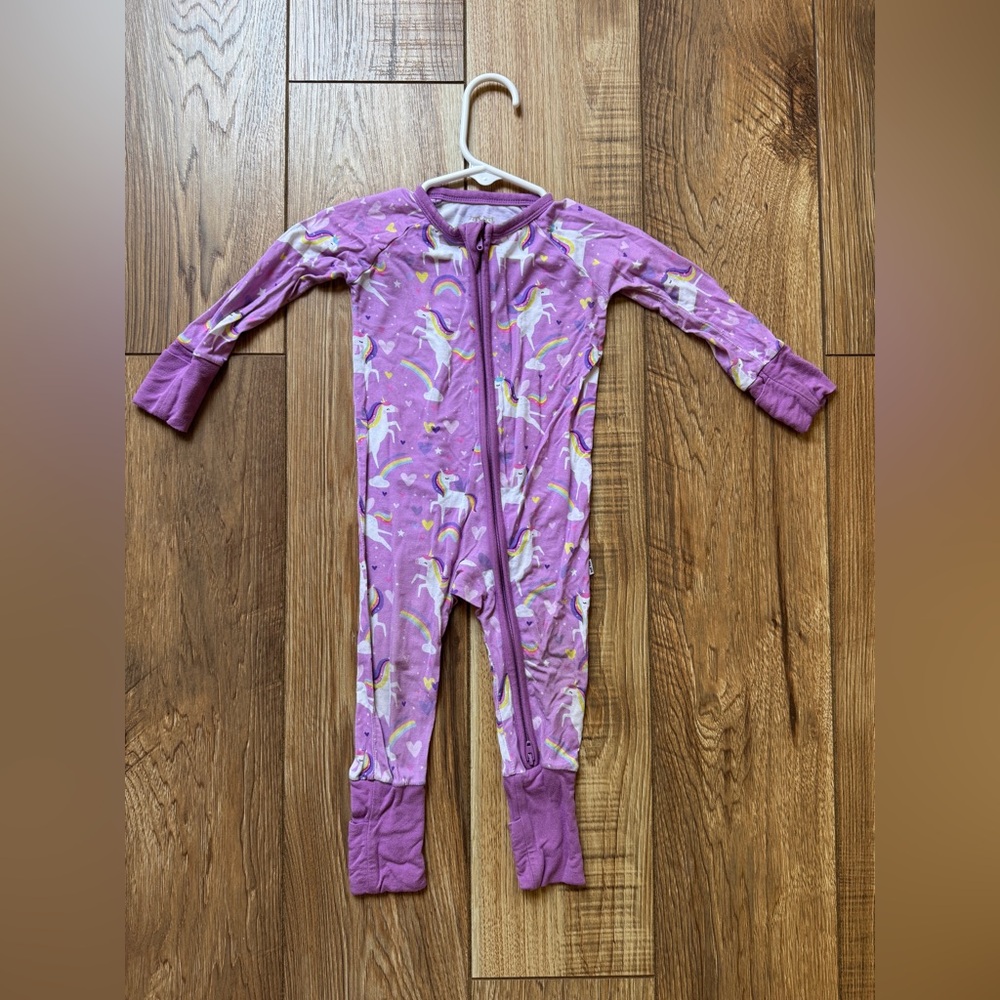 Little Sleepies Sienna’s Unicorns zippy 3-6 months
